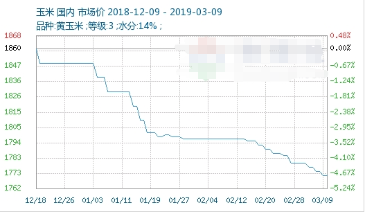 今日玉米价格最新行情 玉米期货3月市场分析